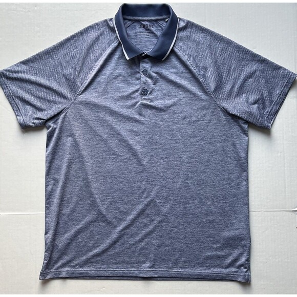 Rhone Golf Sport Polo Performance Stretch Lightweight Short Sleeve Polo Shirt L - Picture 10 of 11